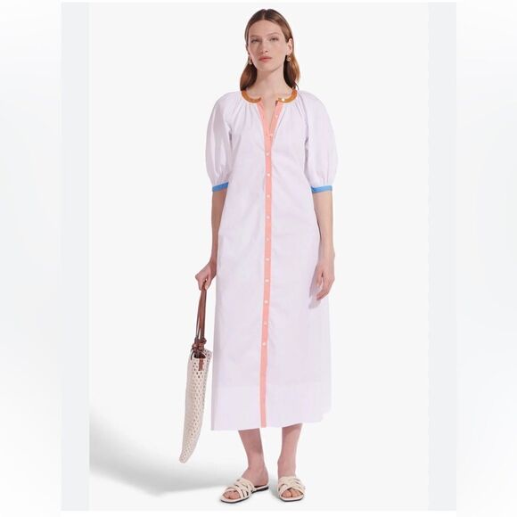 STAUD
Vincent Cotton Dress Size Large - Picture 1 of 8